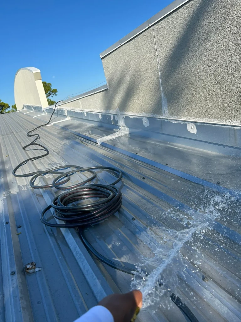 Commercial Building Metal Roof Repair