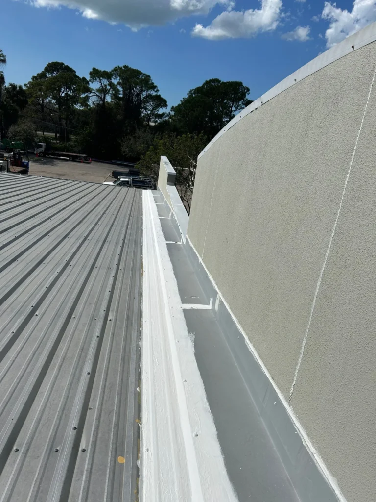 Commercial Building Metal Roof Repair